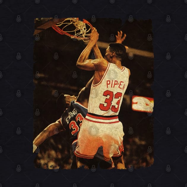 Scottie Pippen vs Patric Ewing 'Over 33' by MJ23STORE